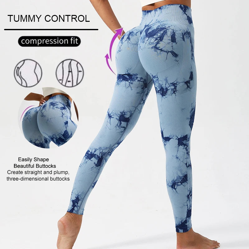 New Fashion Tie Dye Workout Leggings