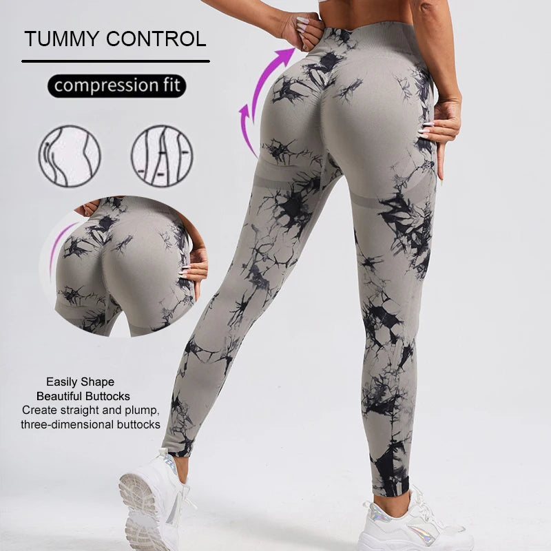 New Fashion Tie Dye Workout Leggings