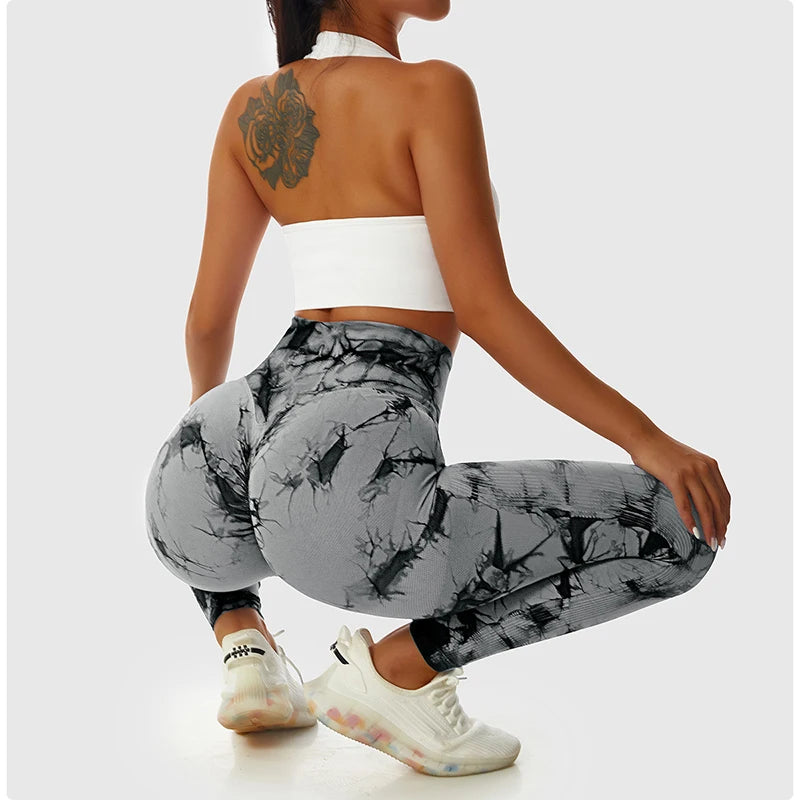New Fashion Tie Dye Workout Leggings