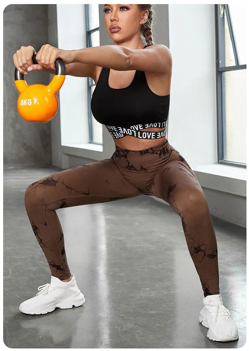 New Fashion Tie Dye Workout Leggings