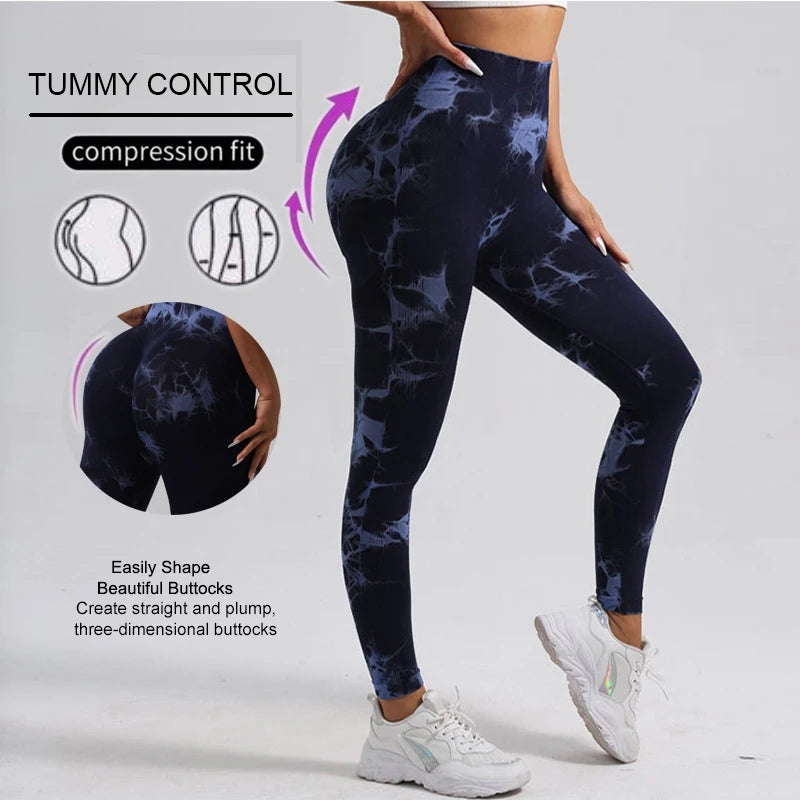 New Fashion Tie Dye Workout Leggings