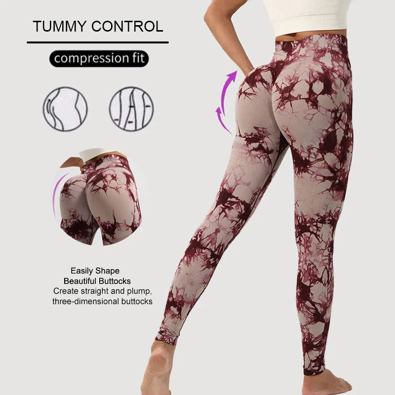New Fashion Tie Dye Workout Leggings