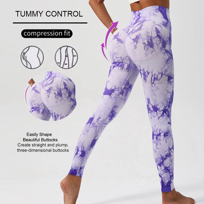 New Fashion Tie Dye Workout Leggings