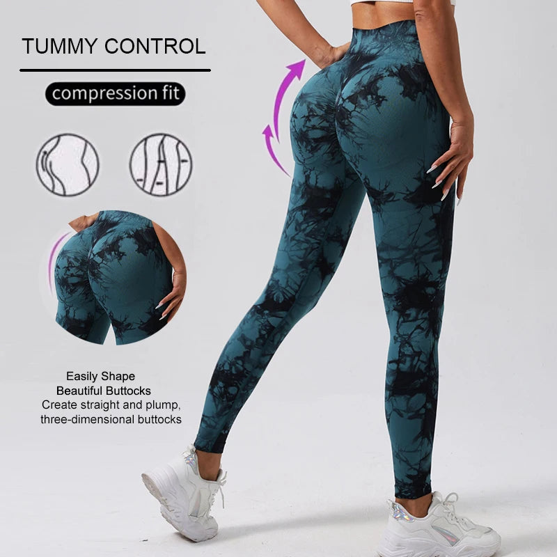 New Fashion Tie Dye Workout Leggings