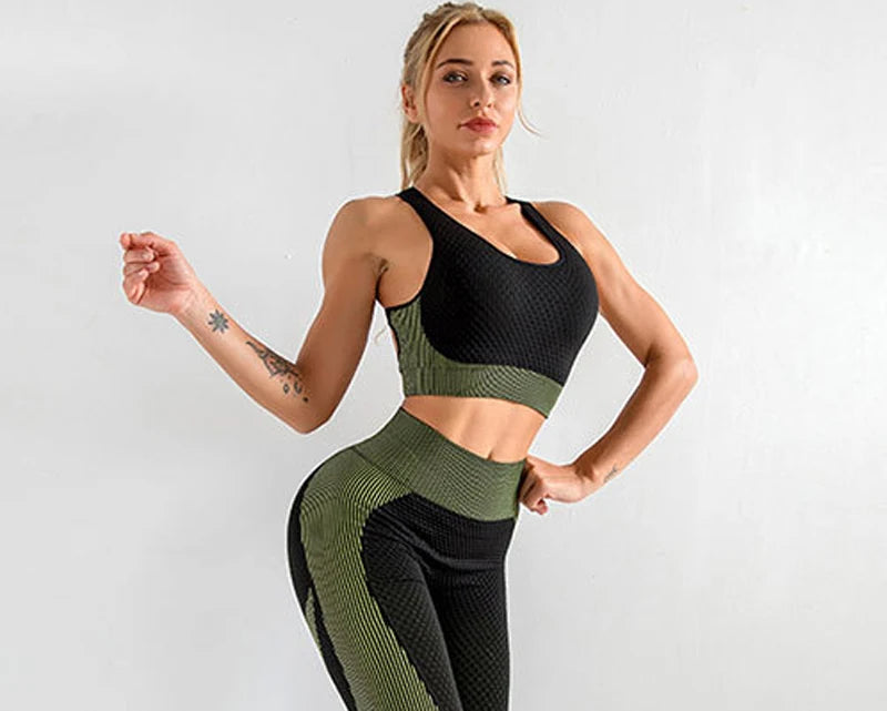 Sport Bra Sexy Back Padded Cross Straps Top Shockproof