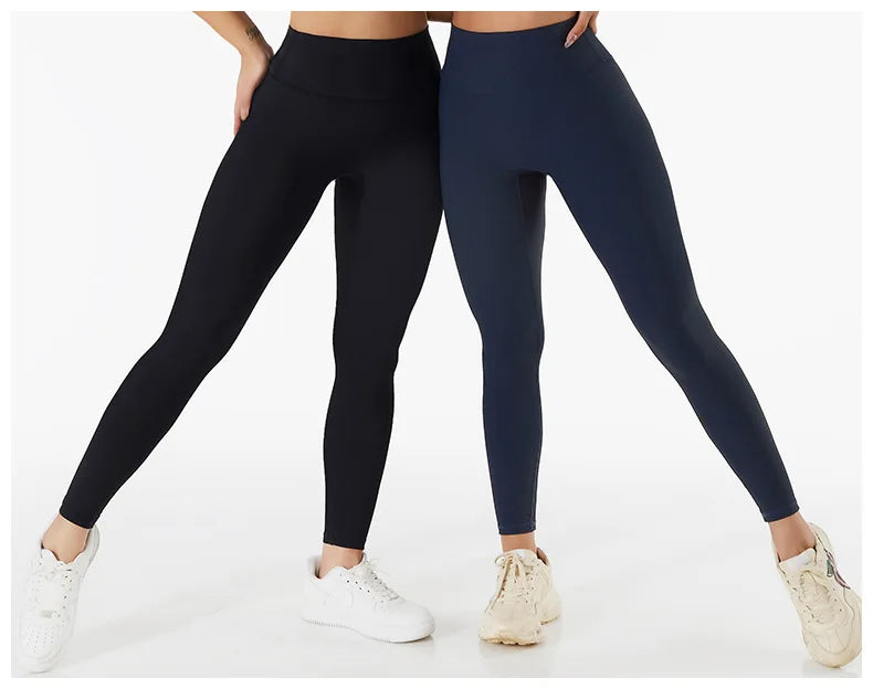 High Waist Yoga Pants New Ribbed Seamless Gym Leggings Sport Women Fitness Female Legging Tummy Control Running Tights