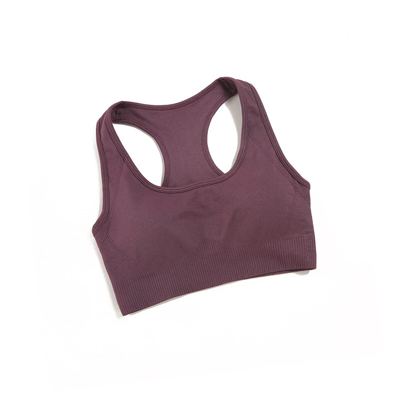 Tank Top Women Female Gym Yoga Bra Padded Sports Bra Removable Workout Push Up Crop Top Fitness Bra Athletic Sportswear