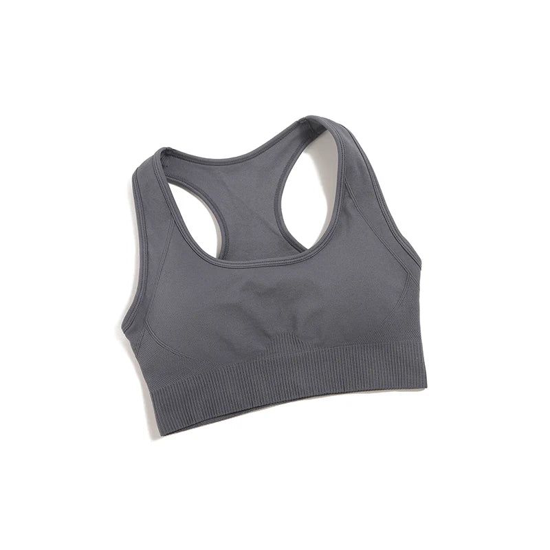 Tank Top Women Female Gym Yoga Bra Padded Sports Bra Removable Workout Push Up Crop Top Fitness Bra Athletic Sportswear