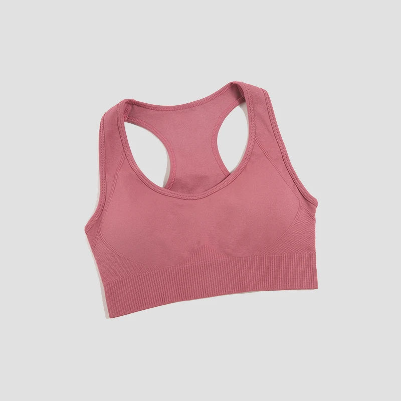 Tank Top Women Female Gym Yoga Bra Padded Sports Bra Removable Workout Push Up Crop Top Fitness Bra Athletic Sportswear