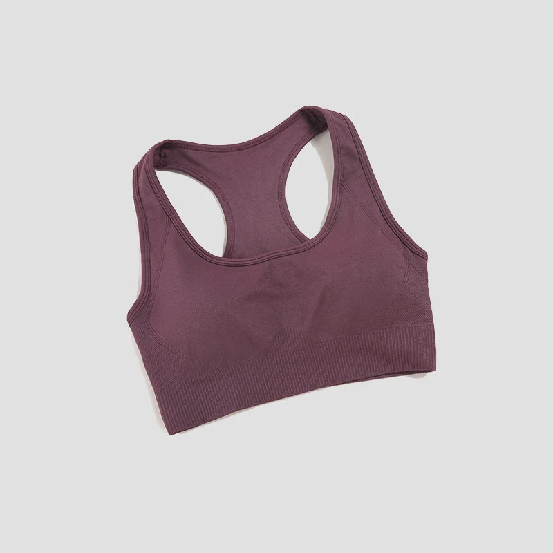 Tank Top Women Female Gym Yoga Bra Padded Sports Bra Removable Workout Push Up Crop Top Fitness Bra Athletic Sportswear