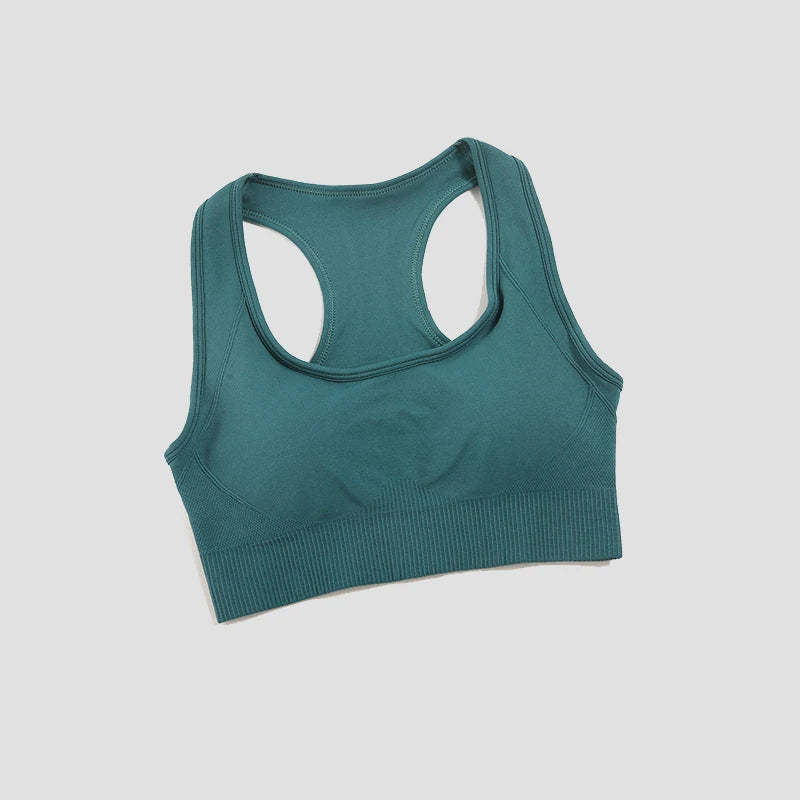 Tank Top Women Female Gym Yoga Bra Padded Sports Bra Removable Workout Push Up Crop Top Fitness Bra Athletic Sportswear