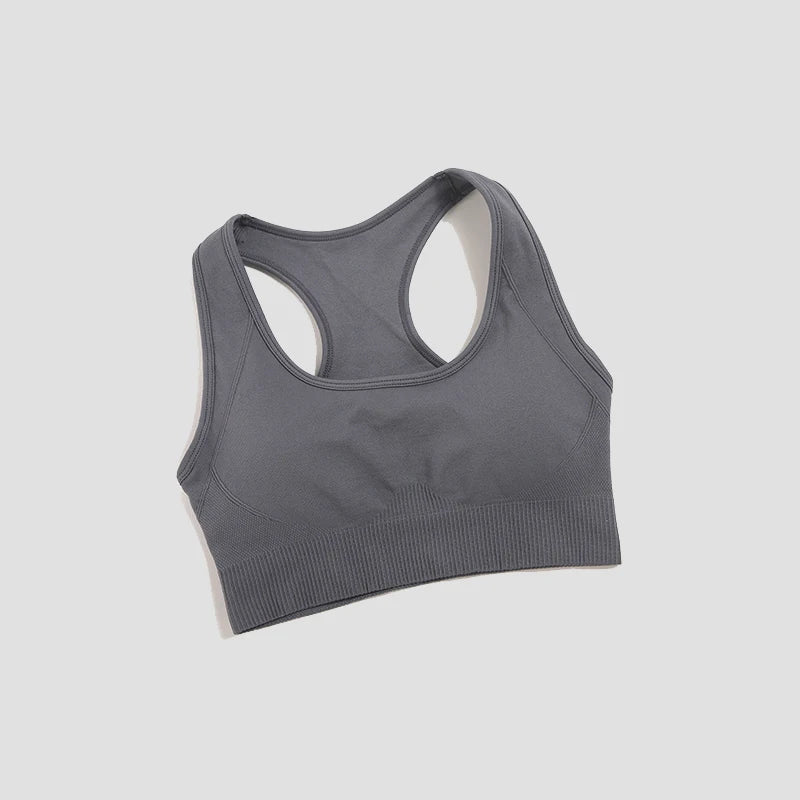 Tank Top Women Female Gym Yoga Bra Padded Sports Bra Removable Workout Push Up Crop Top Fitness Bra Athletic Sportswear