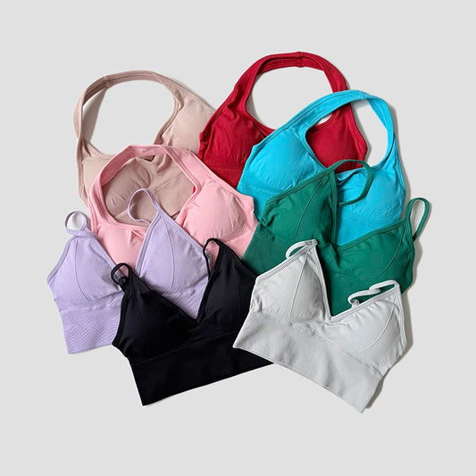 Basic Seamless Casual Wear Sports Bra