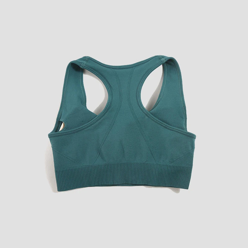 Tank Top Women Female Gym Yoga Bra Padded Sports Bra Removable Workout Push Up Crop Top Fitness Bra Athletic Sportswear
