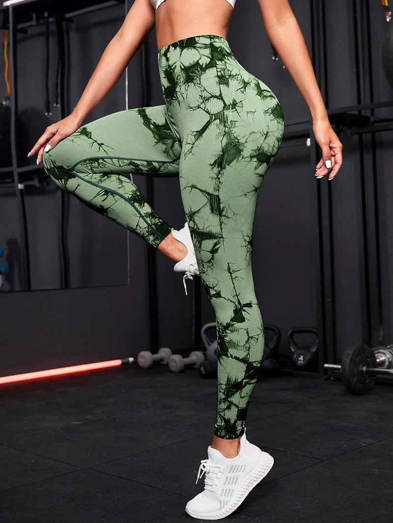 New Fashion Tie Dye Workout Leggings