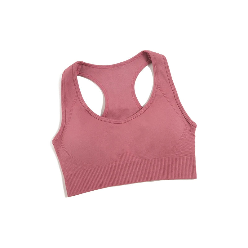 Tank Top Women Female Gym Yoga Bra Padded Sports Bra Removable Workout Push Up Crop Top Fitness Bra Athletic Sportswear